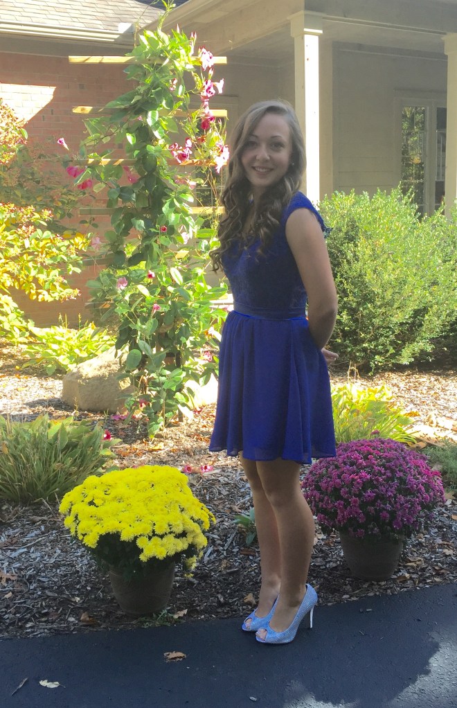 Lexi waiting for Thomas and the Homecoming dance.