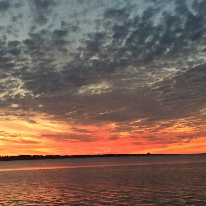 Sunset over Destin Florida
